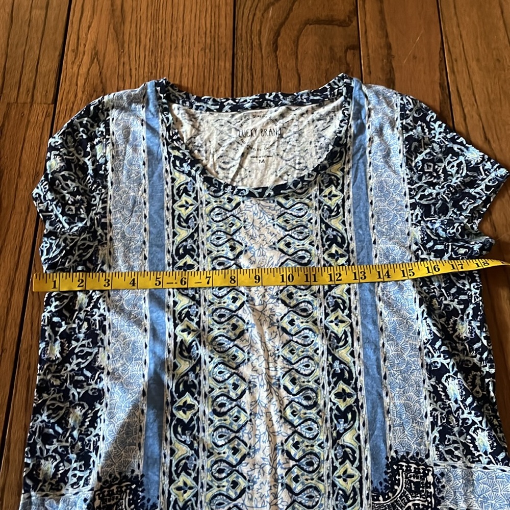 Lucky Brand bohemian Top Size M New With Tag - Picture 10 of 10